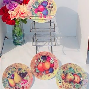 We are selling 1855 email de Limoges plates.